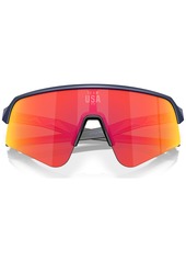 Oakley Men's Sutro Lite Sweep Team Usa Sunglasses, Mirror OO9465 - Matte Navy