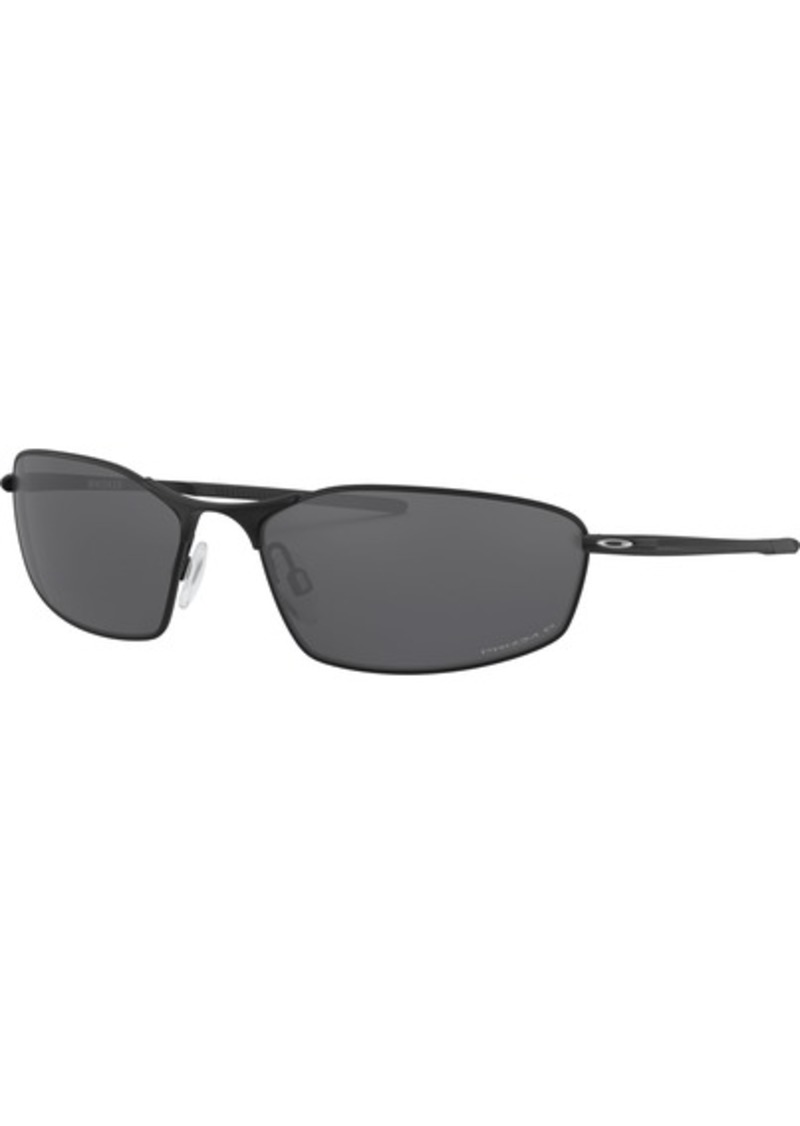 Oakley Men's Whisker Sunglasses, Black/Black