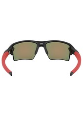 Oakley Nfl Collection Sunglasses, Kansas City Chiefs OO9188 59 Flak 2.0 Xl - KC MATTE BLACK/PRIZM RUBY