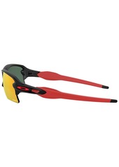 Oakley Nfl Collection Sunglasses, Kansas City Chiefs OO9188 59 Flak 2.0 Xl - KC MATTE BLACK/PRIZM RUBY