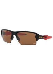 Oakley Nfl Collection Sunglasses, San Francisco 49ers OO9188 59 Flak 2.0 Xl - SF MATTE BLACK/PRIZM TUNGSTEN