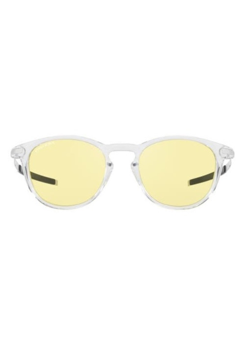 Oakley Pitchman 50mm Prizm Round Sunglasses