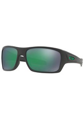 Oakley Polarized Turbine Prizm Polarized Sunglasses , 0OO9263-45 - MATTE BLACK/GREEN PRIZM POLAR