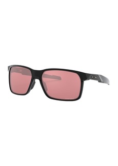 Oakley Portal X PRIZM Golf Sunglasses, Men's, Black/Prizm Dark Golf