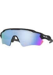 Oakley Radar EV Path Polarized Sunglasses, Men's, Matte Black/Prizm Black