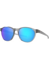 Oakley Reedmace Sunglasses, Men's, Grey Ink/Prizm Sapphire | Father's Day Gift Idea
