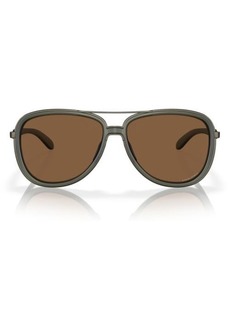 Oakley Split Time 58mm Prizm Pilot Sunglasses