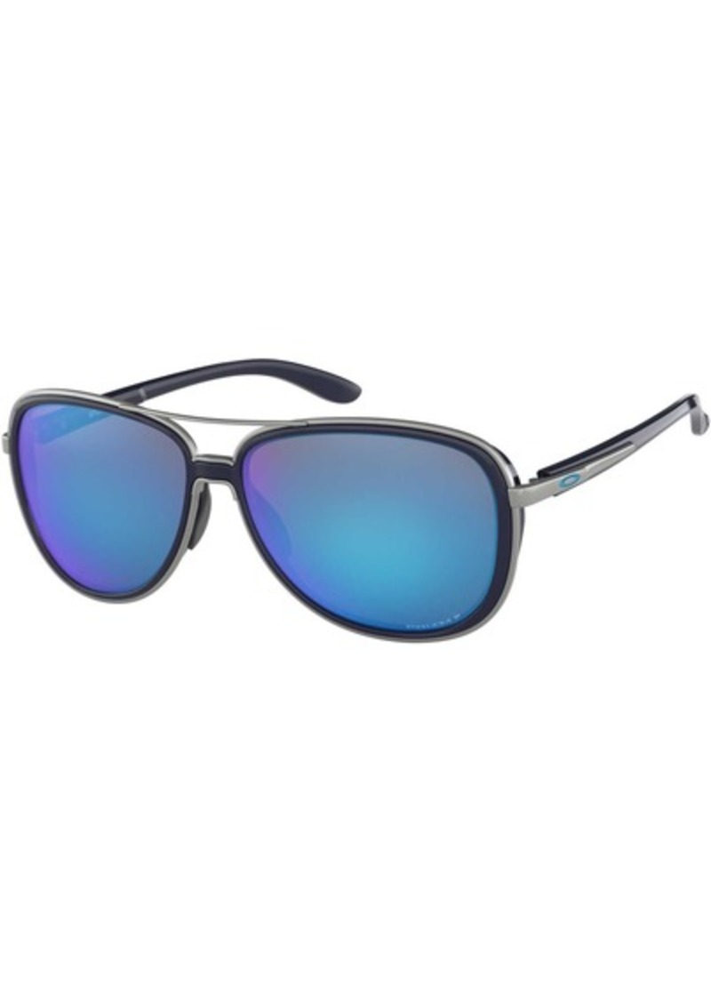 Oakley Split Time Polarized Sunglasses, Men's, Blue | Father's Day Gift Idea