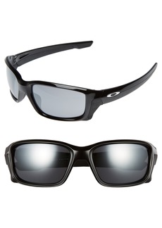 Oakley Straightlink 61mm Sunglasses in Black/Black Iridium at Nordstrom Rack