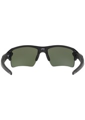 Oakley Sunglasses, Flak 2 Xl OO9188 - BLACK MATTE / BLACK