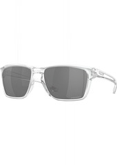 Oakley Sylas Polarized Sunglasses, Men's, Clear/Prizm Black