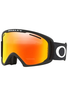 Oakley Unisex O-Frame 2.0 Pro Snow Goggles - MATTE BLACK/FIRE IRIDIUM  PERSIMMON
