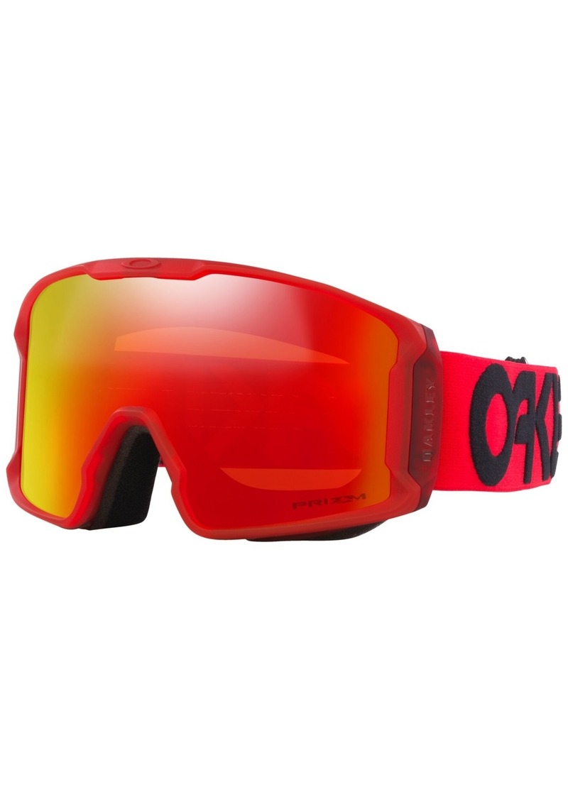 Oakley Unisex Line Miner L Snow Goggles - Matte Redline/prizm snow torch iridium