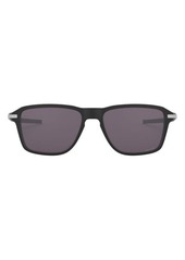 Oakley Wheel House 54mm Square Sunglasses in Satin Black/Prizm Grey at Nordstrom