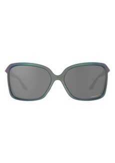 Oakley Wildrye 61mm Prizm Polarized Butterfly Sunglasses