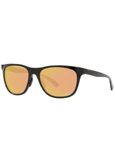 Oakley Women's Leadline Polarized Sunglasses, OO9473 56 - POLISHED BLACK/PRIZM ROSE GOLD POLARIZED