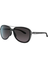 Oakley Women's Split Time Sunglasses, Black/Grey