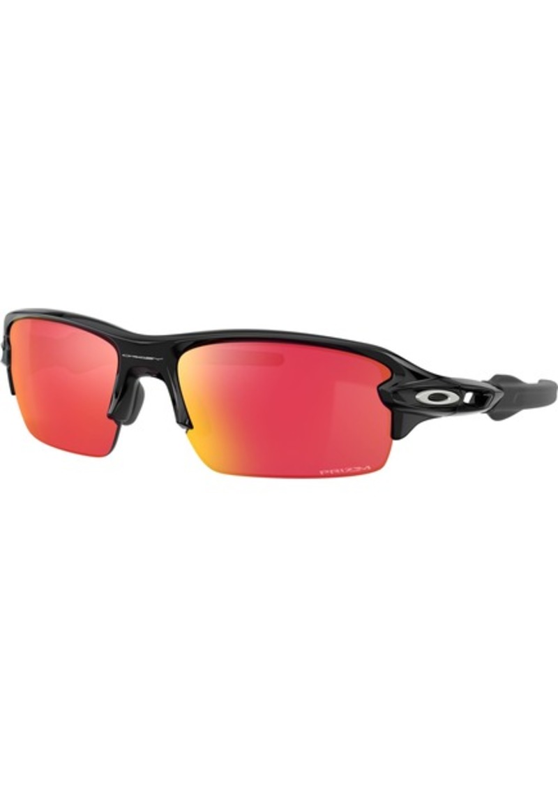 Oakley Youth Flak XS Prizm Polarized Sunglasses, Black/Prizm