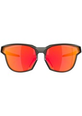 Oakley round-frame mirrored sunglasses