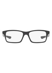 Oakley Kids' Shifter 48mm Rectangle Optical Glasses in Black at Nordstrom