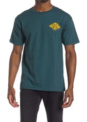 Obey Lotus Diamond Graphic Crew Neck T-Shirt
