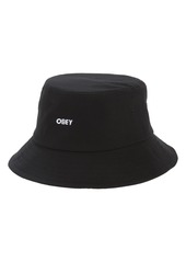 Men's Obey Bold Bucket Hat - Black