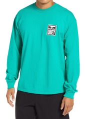 Men's Obey Eyes Icon 2 Long Sleeve Graphic Tee