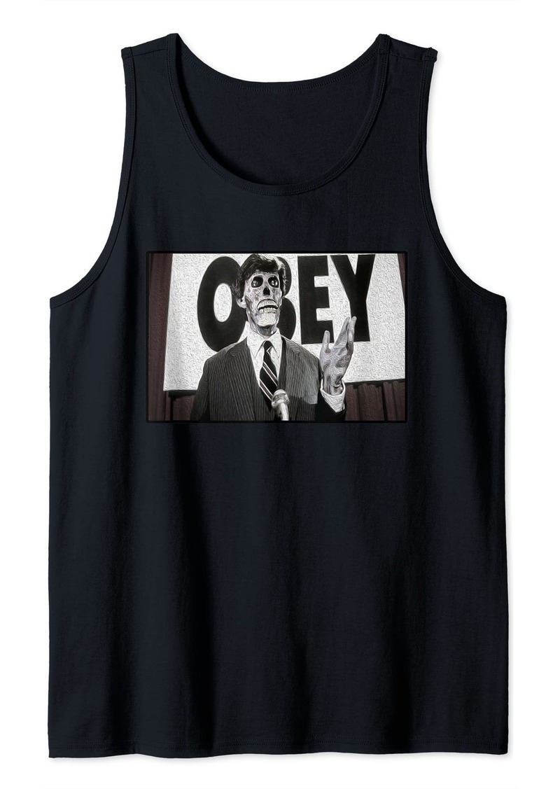 Mens OBEY USA FREEDOM FUNNY DEFY FIGHT 2 Tank Top