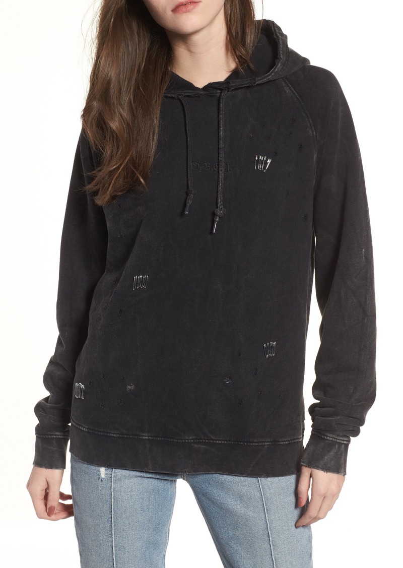 safety pin hoodie