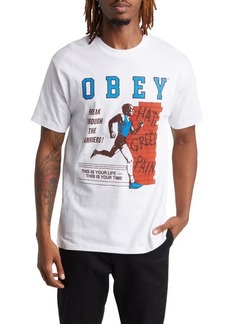 Obey Break Barriers Graphic T-Shirt