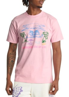 Obey Brighter Side Cotton Graphic Tee in Pink at Nordstrom