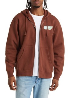 Obey City Watch Dog Graphic Zip Hoodie
