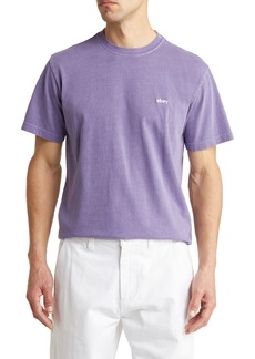 Obey Cotton Logo T-Shirt in Pigment Passion Flower at Nordstrom Rack