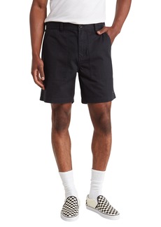Obey Cotton Twill Camp Shorts in Black at Nordstrom Rack