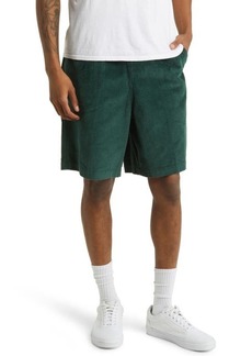 Obey Easy Relaxed Corduroy Shorts in Dark Cedar at Nordstrom
