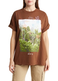 Obey Fairytale Forest Graphic T-Shirt in Silt at Nordstrom Rack