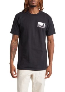 Obey Fight the System Graphic T-Shirt