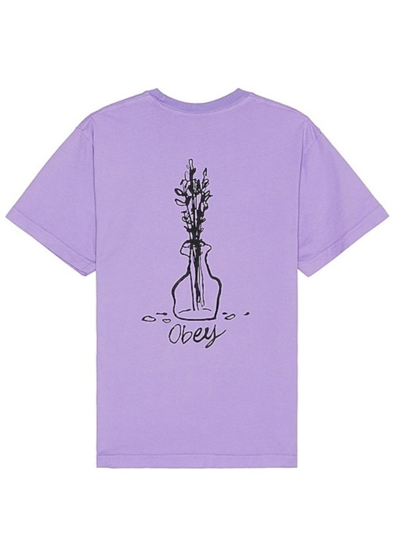 Obey Flower Sketch Tee