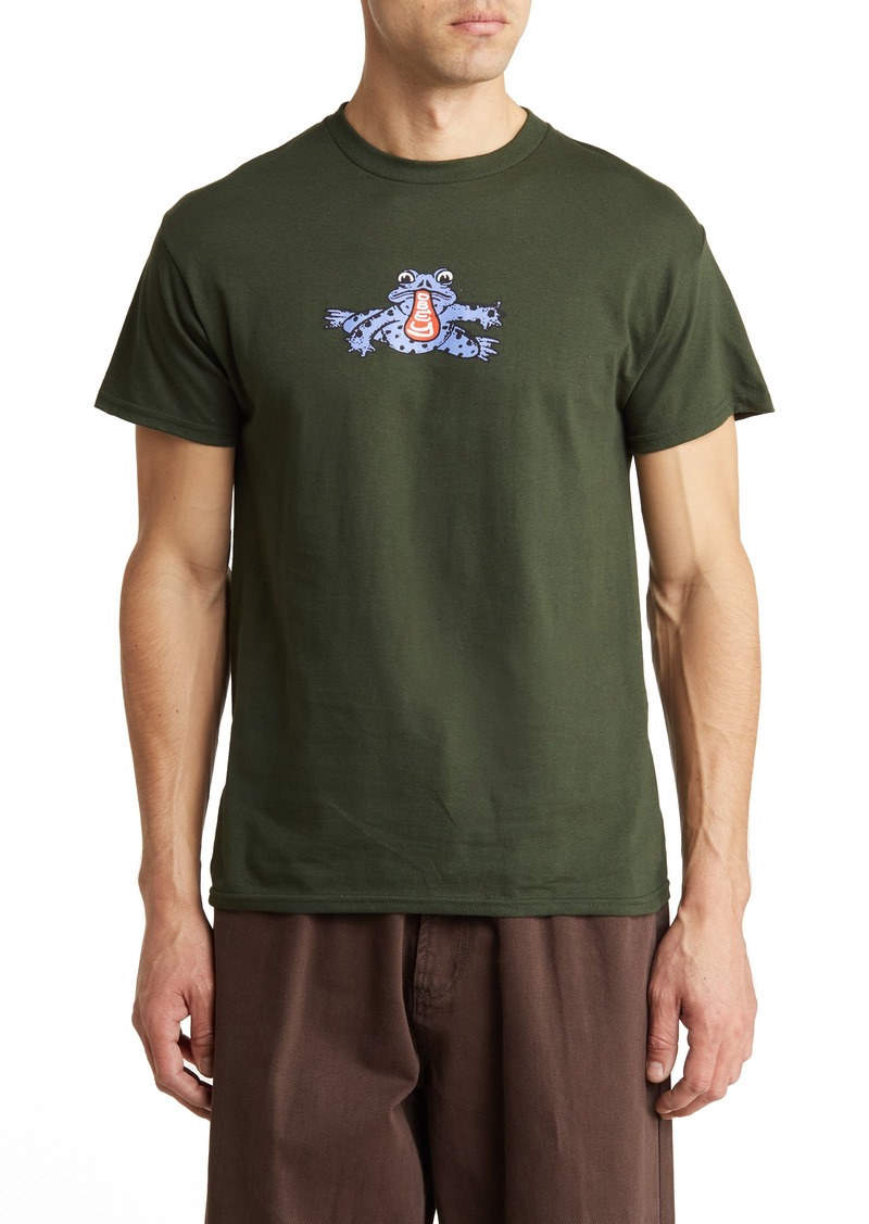 Obey Frogger Graphic T-Shirt in Forest Green at Nordstrom Rack