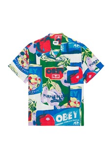 Obey Fruit Cans Woven Shirt