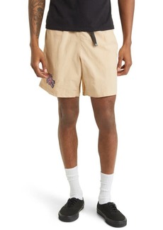 Obey Hang Out Belted Nylon Shorts in Irish Cream at Nordstrom