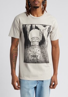 Obey Here Lies the Earth Graphic T-Shirt