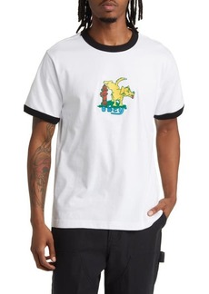 Obey Hound Embroidered Ringer T-Shirt