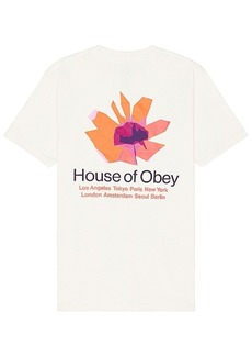 Obey House Of Obey Floral Tee