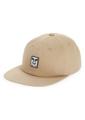 Obey Icon Patch Six-Panel Baseball Cap in Khaki at Nordstrom