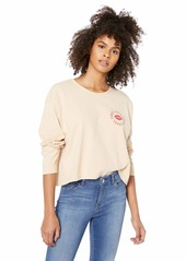 Obey Junior's KISS Cropped LS TEE