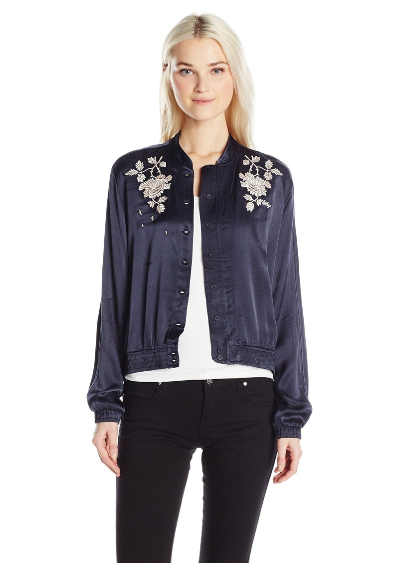 Obey Juniors Bunker Quilted Bomber Jacket