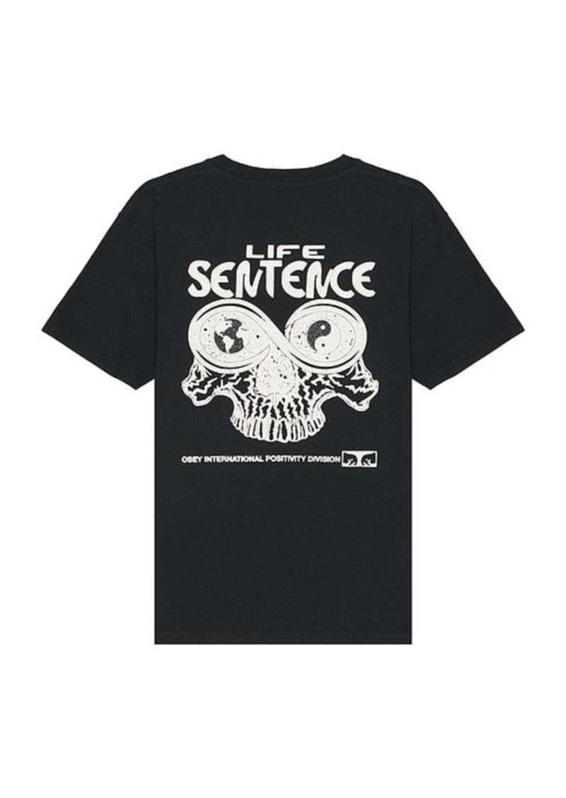 Obey Life Sentence Tee