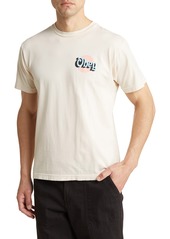 Obey Logo Organic Cotton Graphic T-Shirt in Sago at Nordstrom Rack