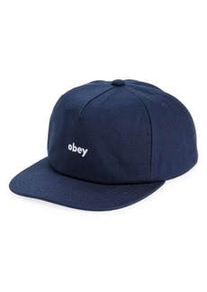 Obey Logo Snapback Baseball Cap
